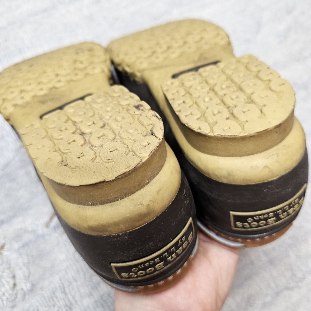 L.L.Bean Leather Rubber Mocs - Picture 9 of 15